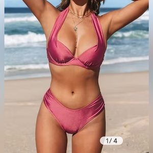NWT Cupshe Halter Bikini